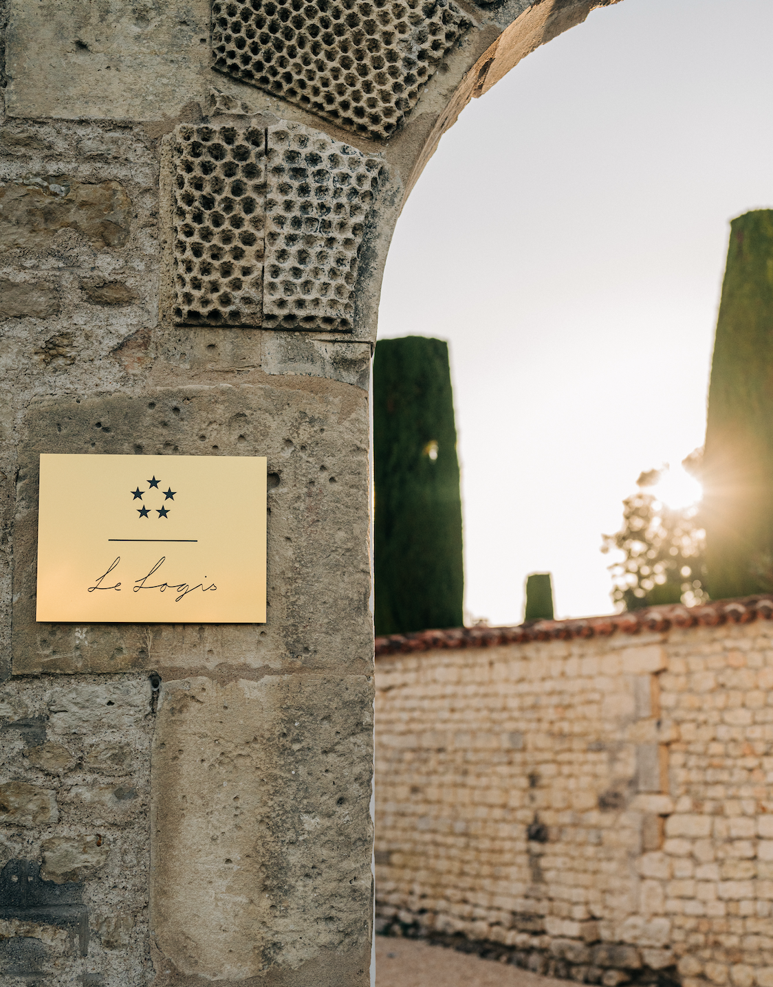 Le Logis - Recognized Excellence Entryway at Sunset